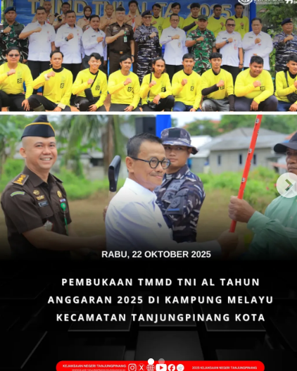 Pembukaan TNI Manunggal Membangun Desa TMMD) TNI AL Tahun Anggaran 2025