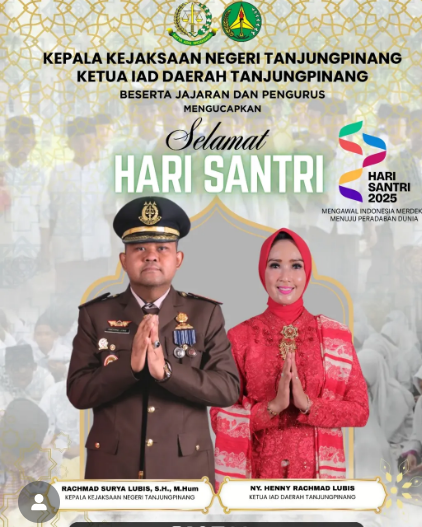 Ucapan Peringatan Hari Santri Tahun 2025