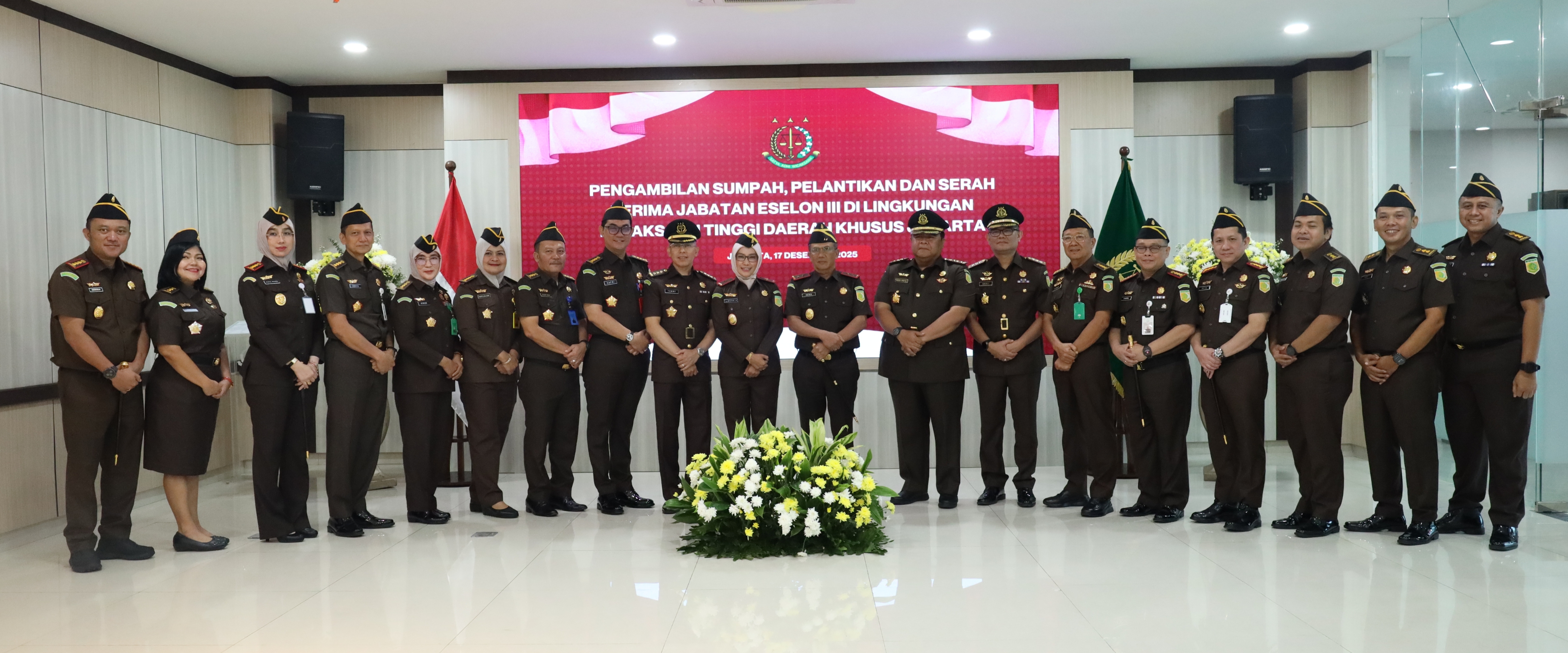 Pelantikan Pejabat Asisten Pembinaan  Asisten Pidana Khusus  di Lingkungan Kejaksaan Tinggi Daerah Khusus Jakarta