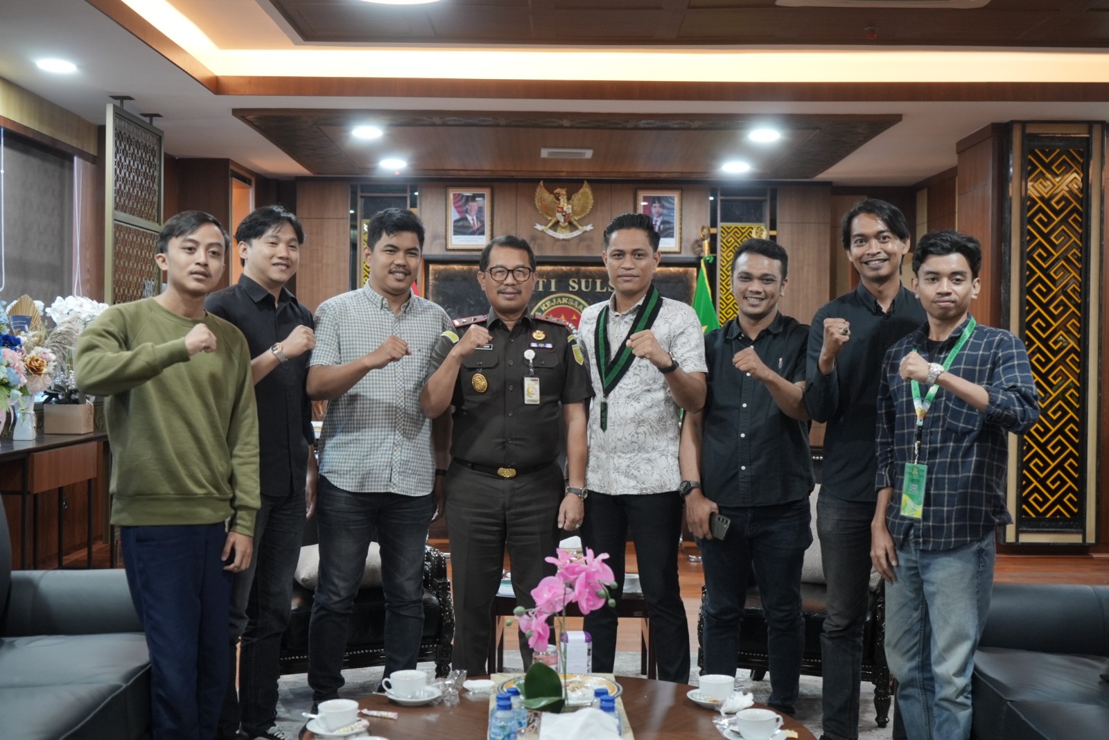 Terima Audiensi HMI Cabang Makassar Kajati Sulsel Didik Farkhan Kenang Masa Ber-HMI