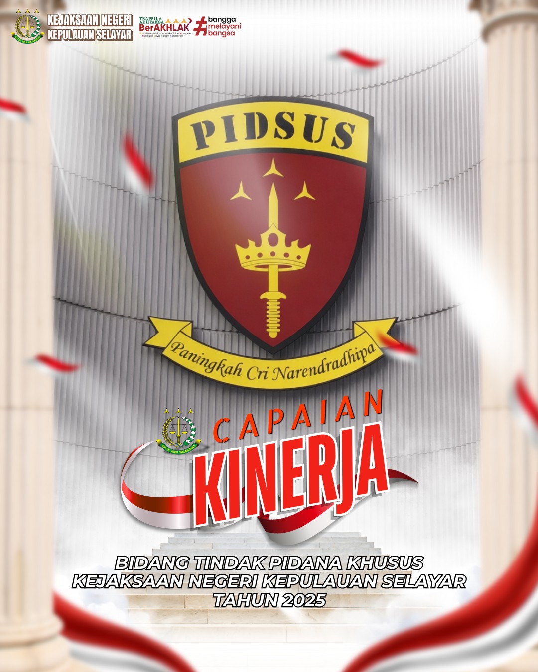 Capaian Kinerja Bidang Tindak Pidana Khusus Tahun 2025 Kejaksaan Negeri Kepulauan Selayar