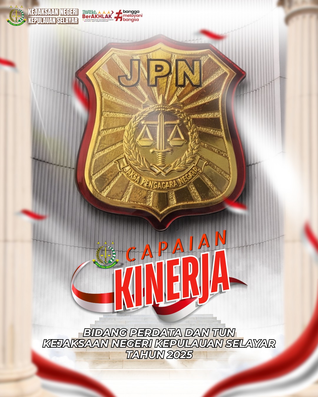 Capaian Kinerja Bidang Perdata dan Tata Usaha Negara Tahun 2025 Kejaksaan Negeri Kepulauan Selayar