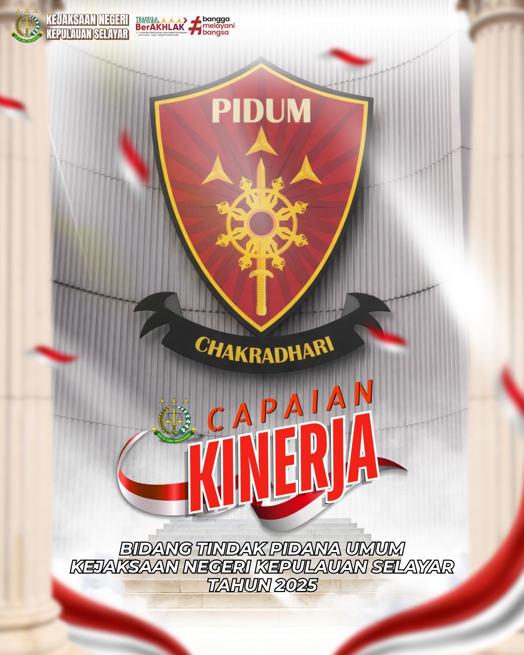 Capaian Kinerja Bidang Tindak Pidana Umum Tahun 2025 Kejaksaan Negeri Kepulauan Selayar