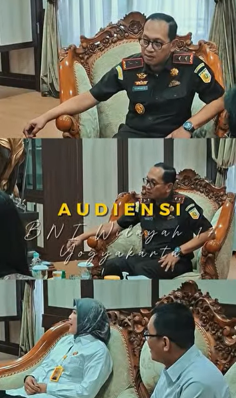 Audiensi Kejati Jateng Dengan Bank BNI Wilayah 17 Yogyakarta