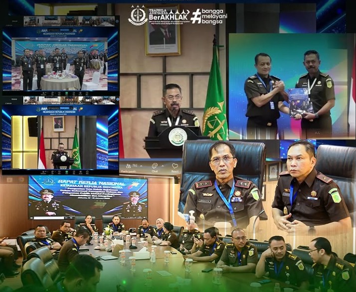 Kejaksaan Tinggi Jawa Barat Hadiri Penutupan Rakernas Kejaksaan RI sebagai Wujud Sinergi dan Konsolidasi Kinerja