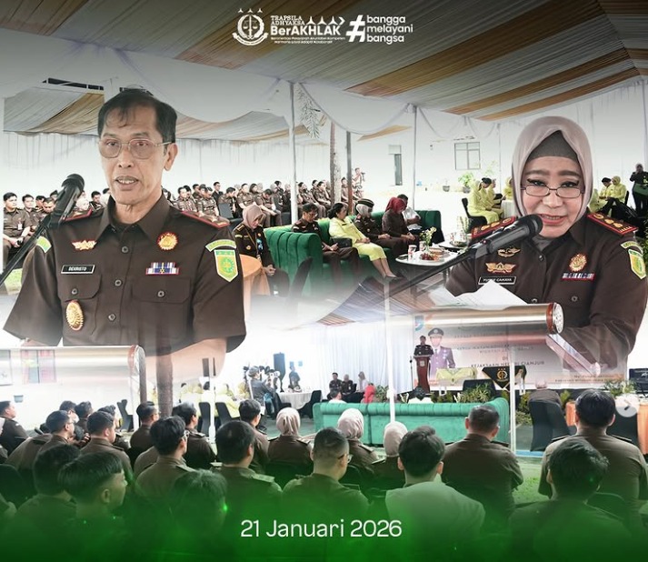 Perkuat Sarana Organisasi dan Kebersamaan Kajati Jabar Resmikan Gedung IAD dan Lapangan Tenis Kejari Cianjur