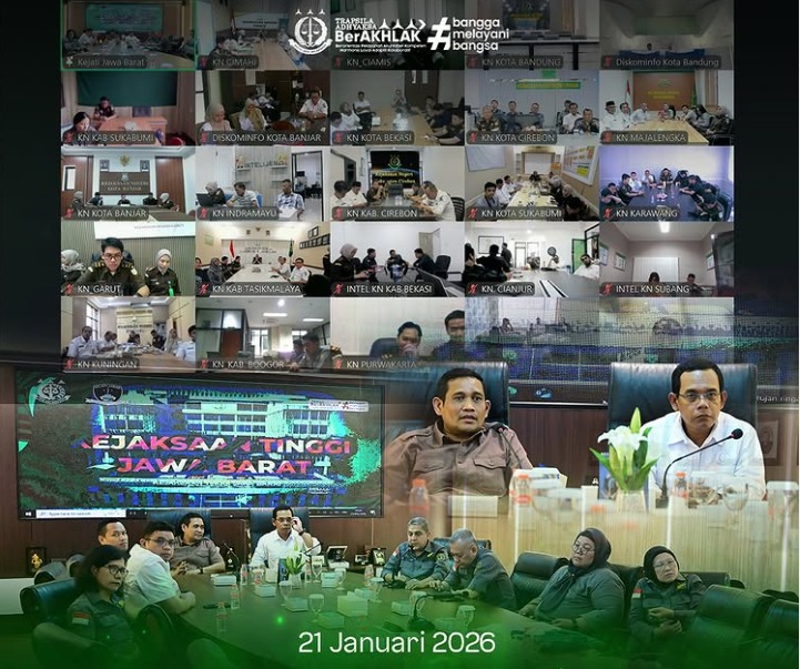 Penguatan Pengawasan Media Komunikasi Asintel Kejati Jabar MengikutiSosialisasi Pengawasan Media Komunikasi di Wilayah Hukum Kejaksaan Tinggi Jawa Barat