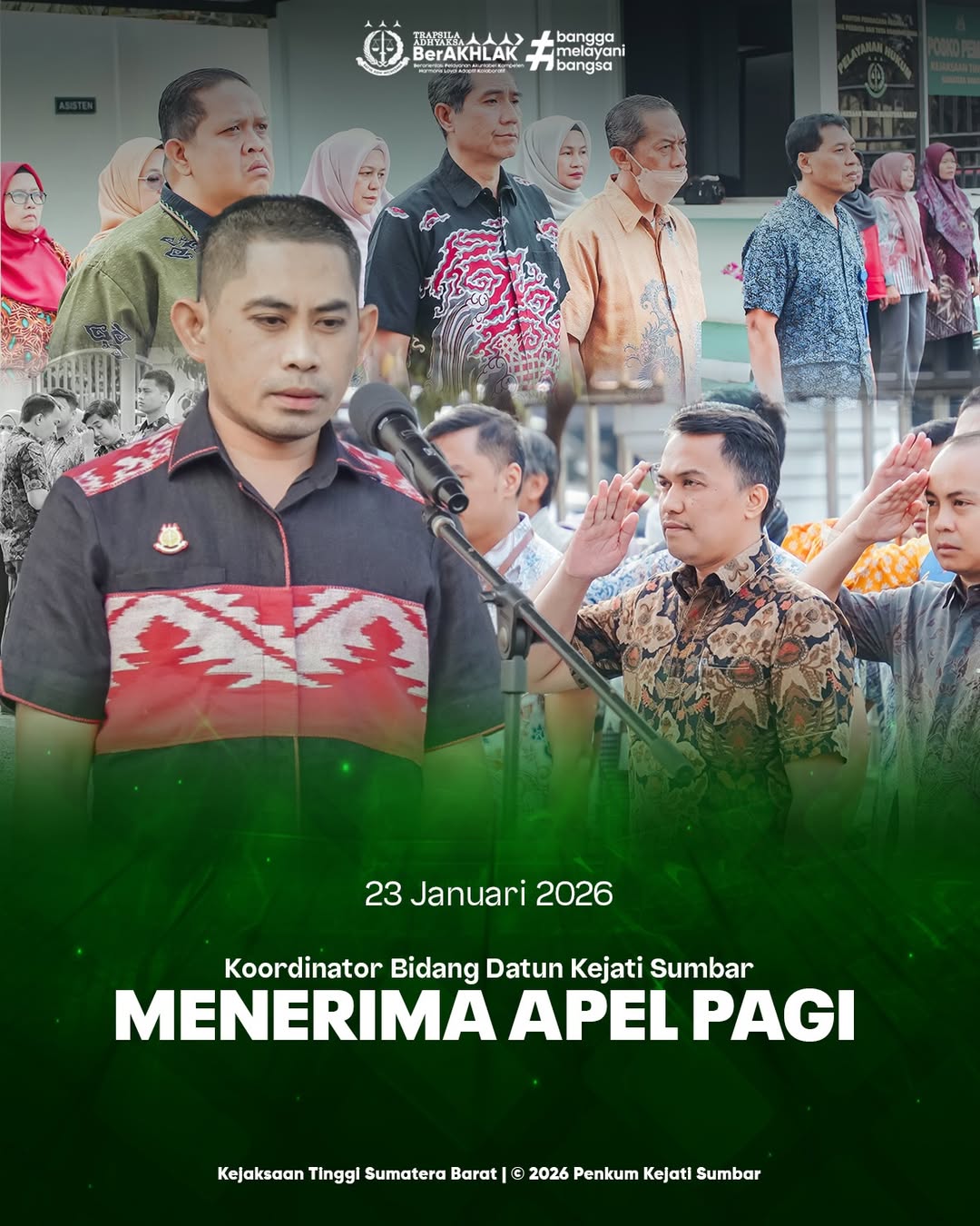 Menerima Apel Pagi