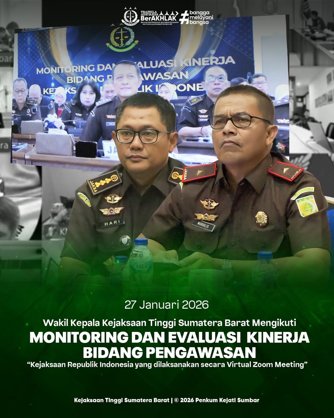 Monitoring dan Evaluasi Kinerja Bidang Pengawasan