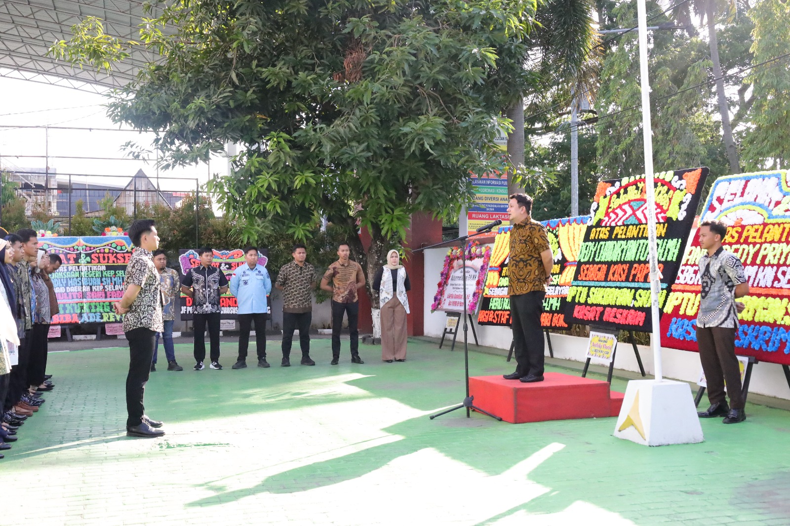 Kajari Kepulauan Selayar Pimpin Apel Sore Kejaksaan Negeri Kepulauan Selayar