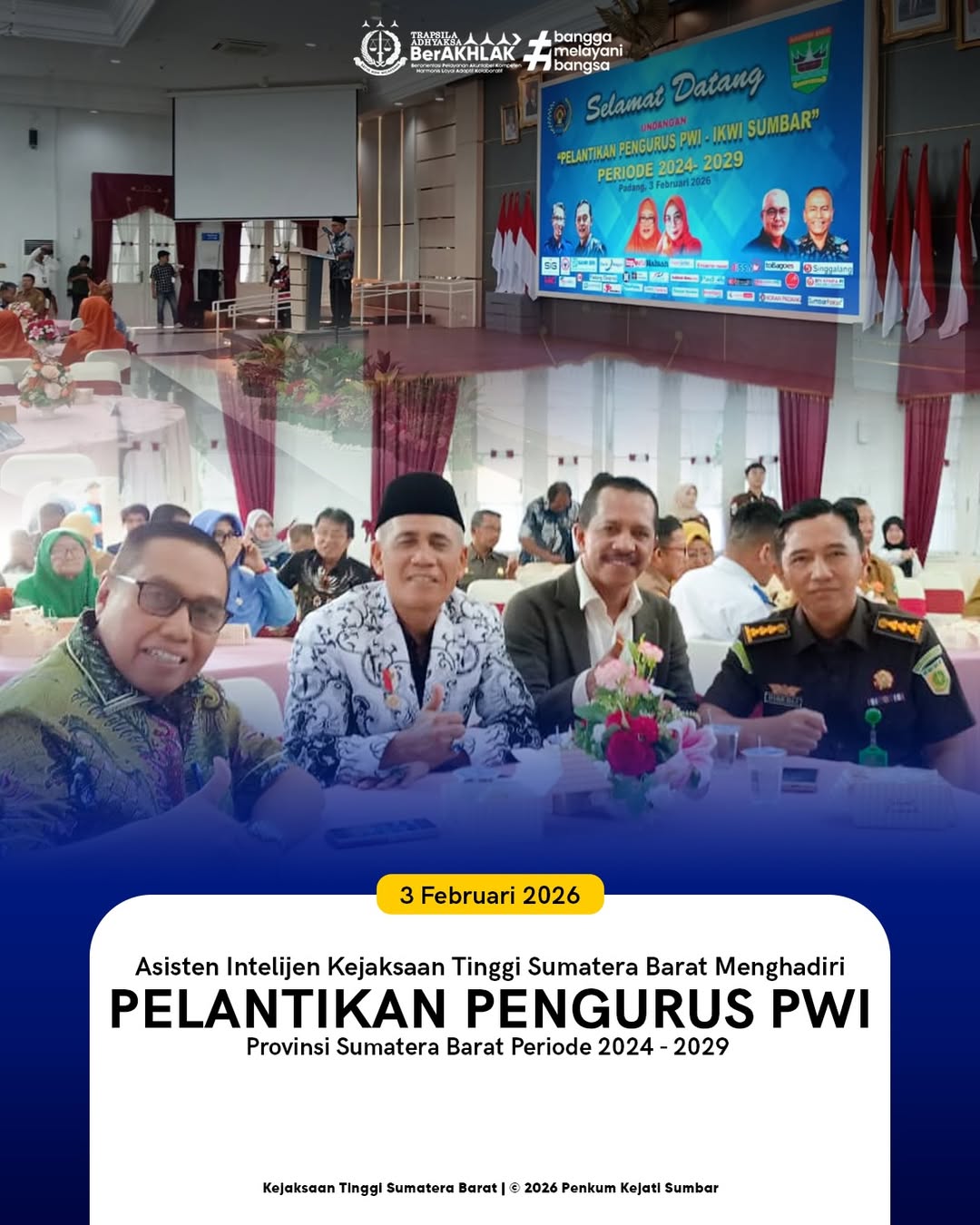 Pelantikan Pengurus PWI Periode 2025 - 2026