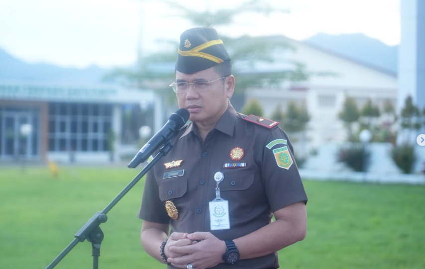 Apel Pagi Gabungan Kejaksaan Tinggi Sulawesi Barat