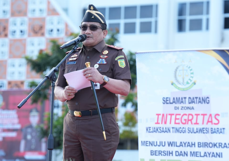 Apel Pencanangan Pembangunan Zona Integritas sebagai bentuk komitmen bersama dalam mewujudkan menuju Wilayah Birokrasi Bersih Melayani WBBM)