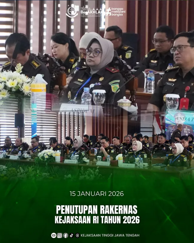 PENUTUPAN RAKERNAS KEJAKSAAN RI TAHUN 2026