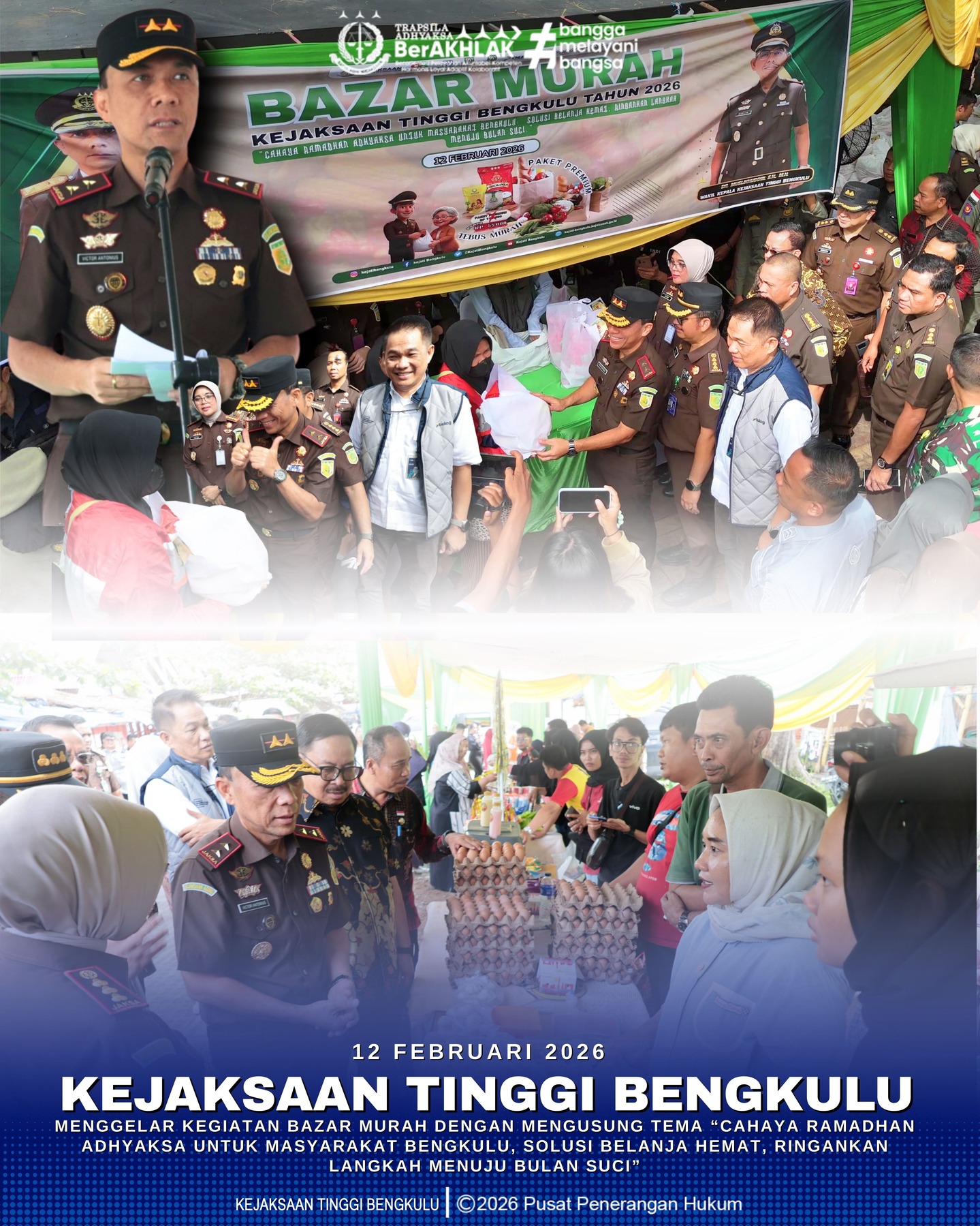 Bazar Murah Adhyaksa 2026 Wujud Kepedulian Kejati Bengkulu bagi Masyarakat