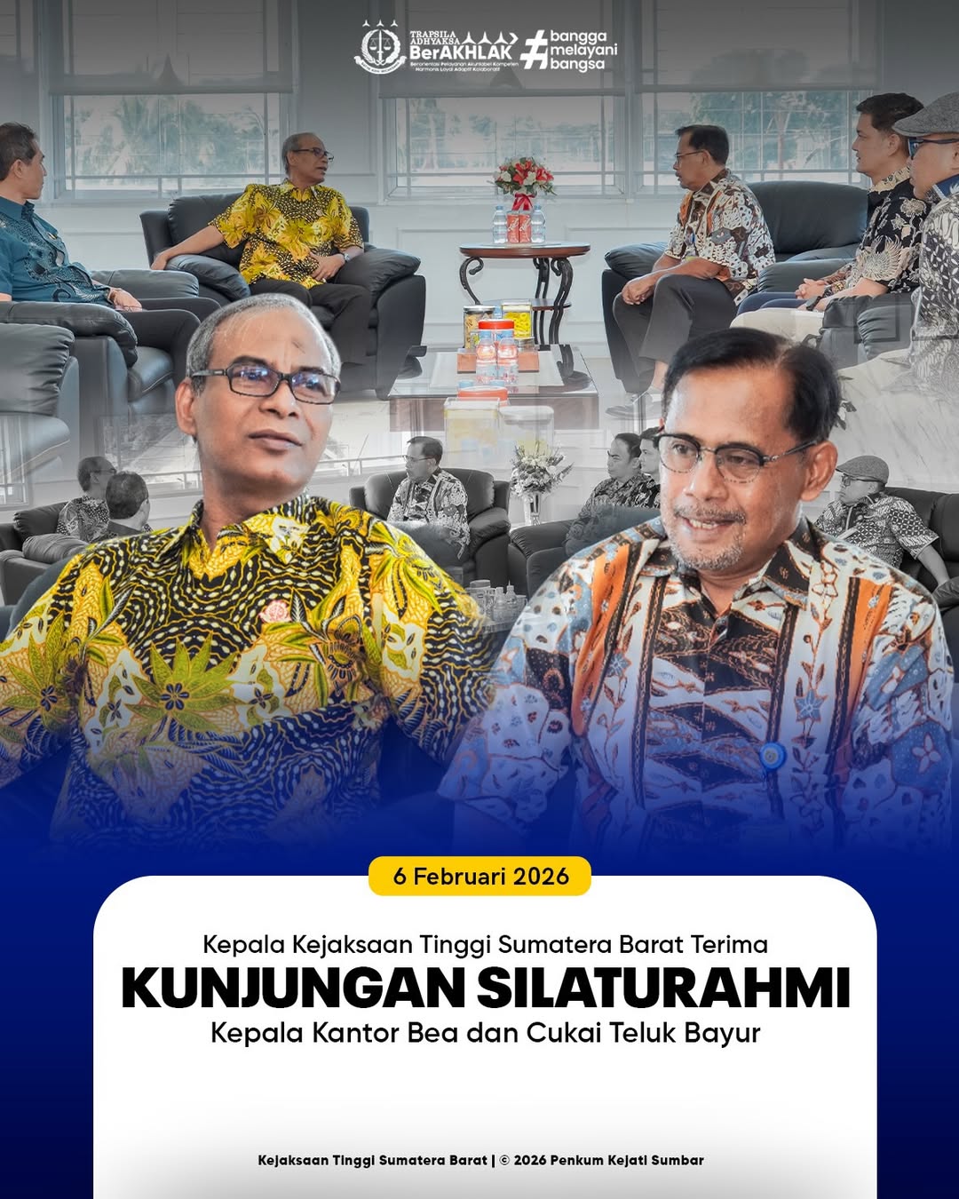 Kunjungan Silaturahmi Kepala Bea dan Cukai Teluk Bayur