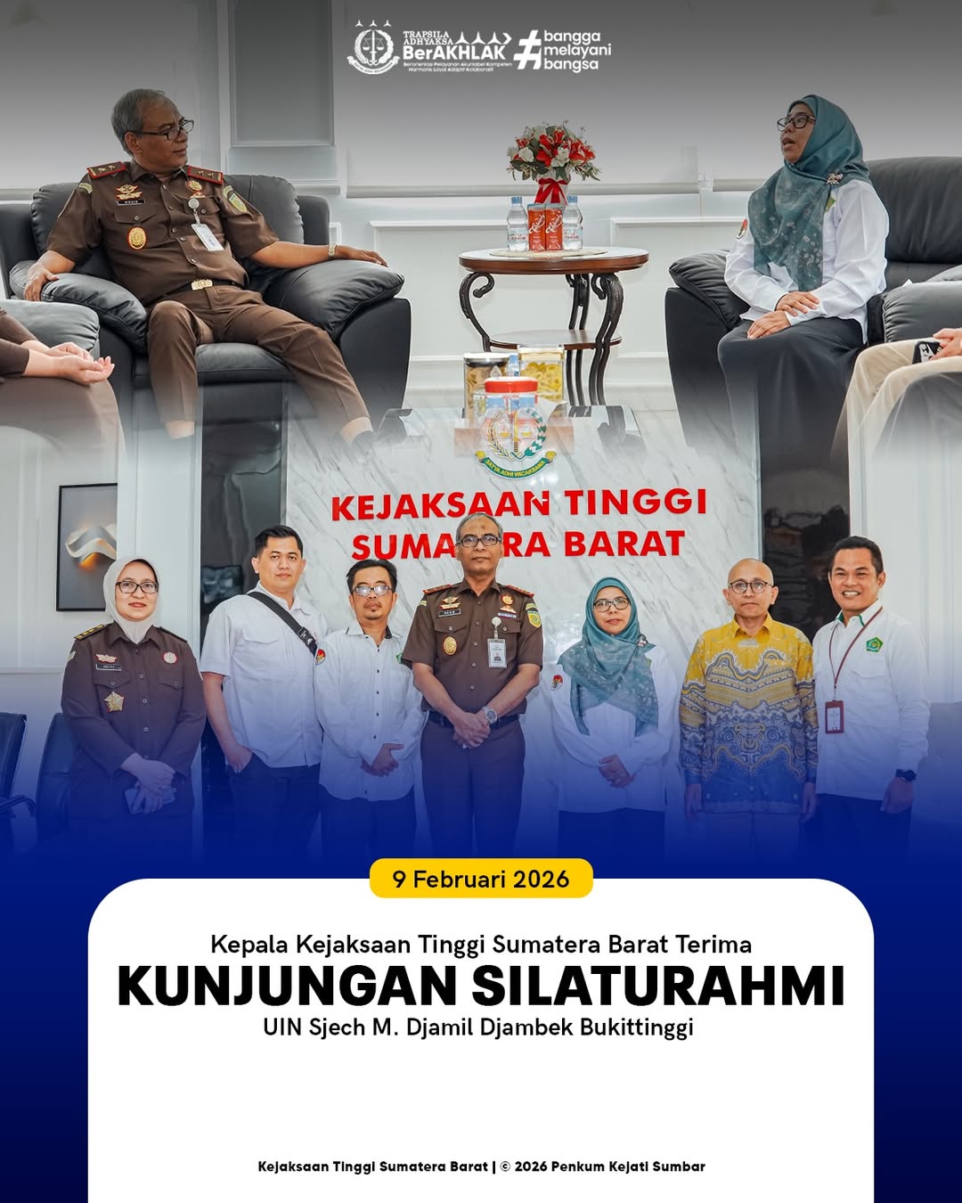 Kunjungan Silaturahmi UIN Sjech M Djamil Djambek Bukittinggi