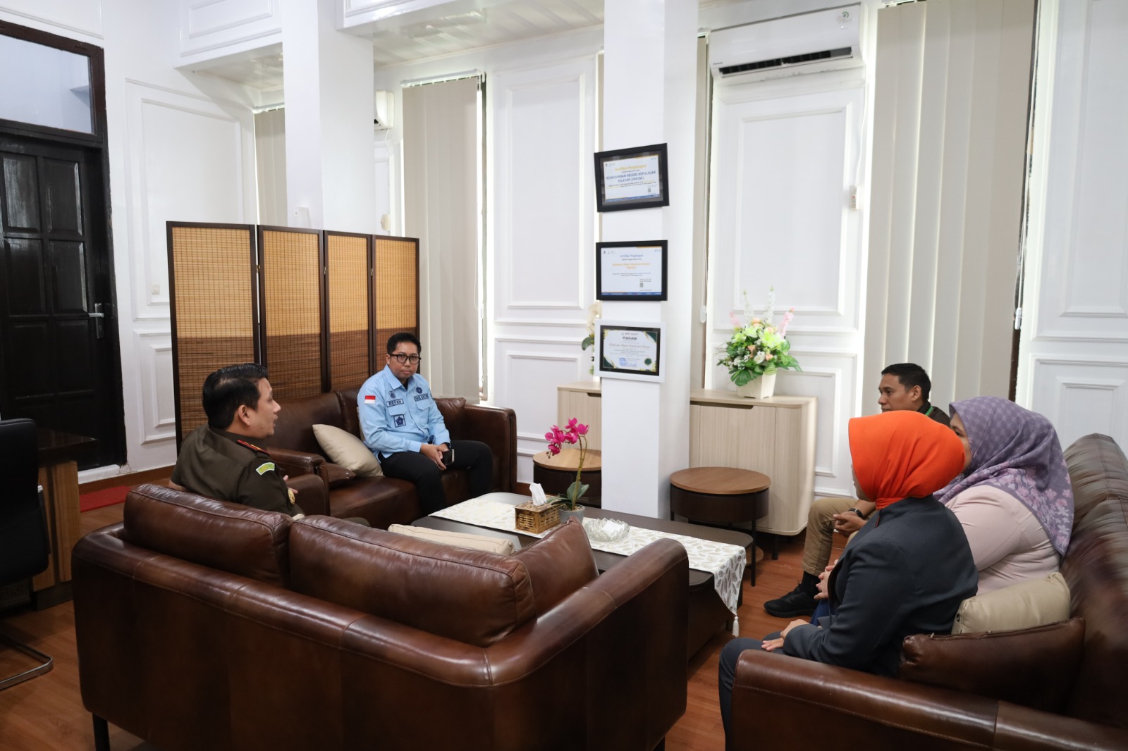 Kunjungan dan Silaturahmi  Pimpinan Cabang Bank BNI Kabupaten Kepulauan Selayar di Kejaksaan Negeri Kepulauan Selayar