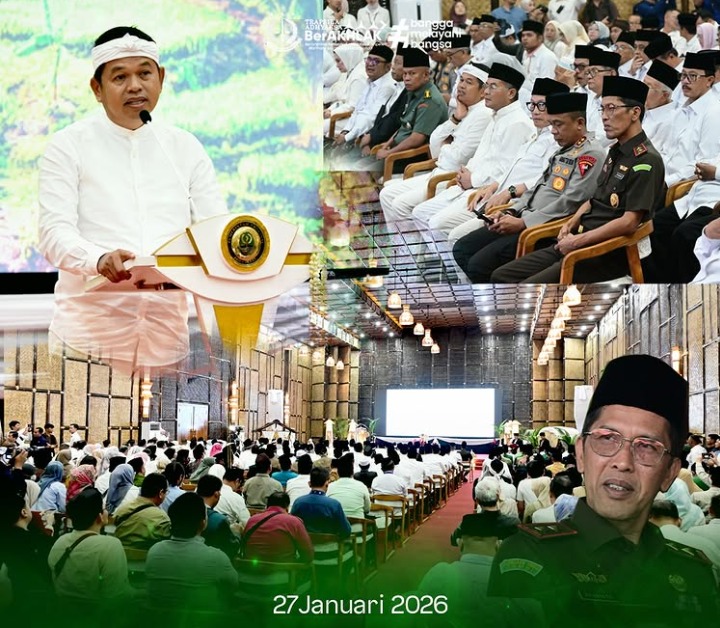 Pelantikan Pengurus MUI Provinsi Jawa Barat Masa Khidmat 2025-2030 dilanjutkan dengan Peringatan Isra Mi’raj 1447 H2026 M