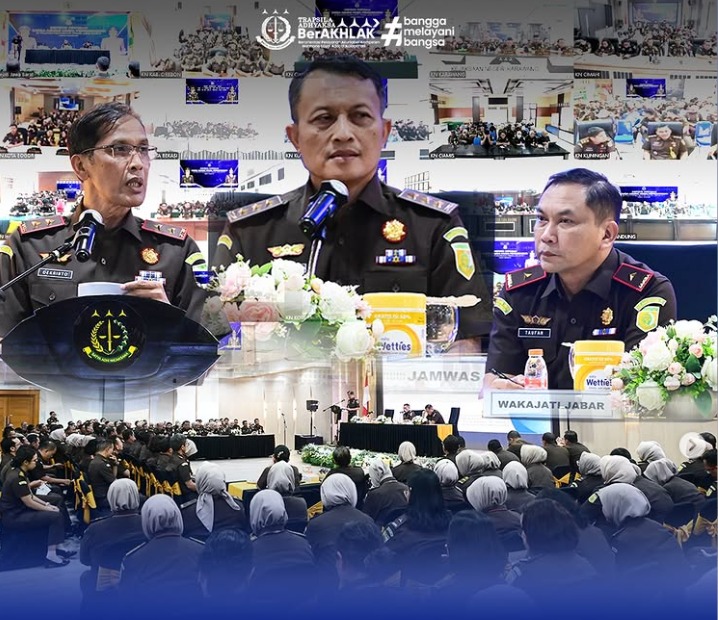 Inspeksi Pimpinan Jaksa Agung Muda Pengawasan di Kejaksaan Tinggi Jawa Barat Dalam Rangka Penguatan Pengawasan Internal