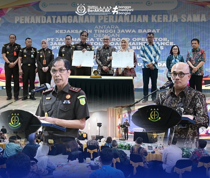 Perjanjian Kerjasama antara Kejaksaan Tinggi Jawa Barat dengan PT Jasa Marga