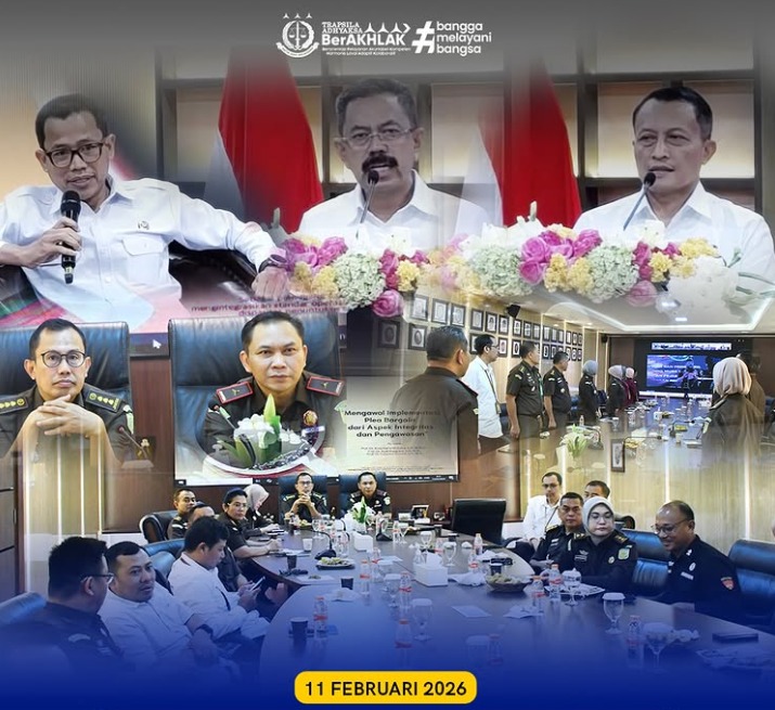 Perkuat Integritas dan Pengawasan Wakajati Jabar beserta jajaran mengikuti Bincang Pagi Bersama PERSAJA Dengan Topik Mengawal Implementasi Plea Bargain Dari Aspek Integritas dan Pengawasan