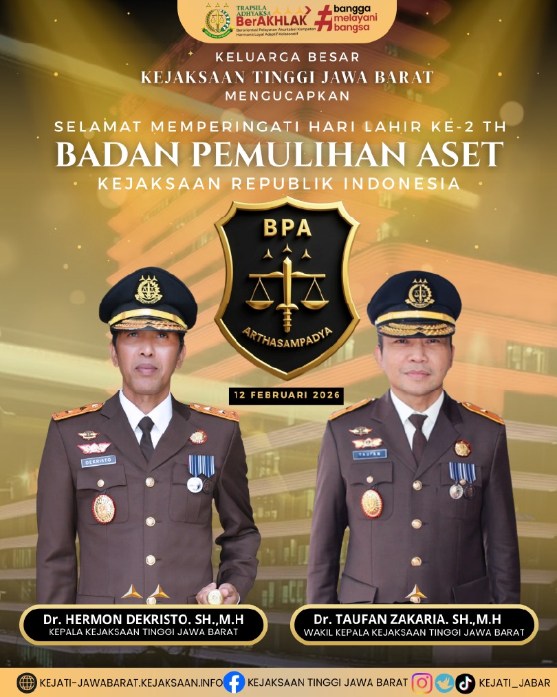 Selamat Memperingati Hari Lahir ke 2 Th Badan Pemulihan Aset Republik Indonesia