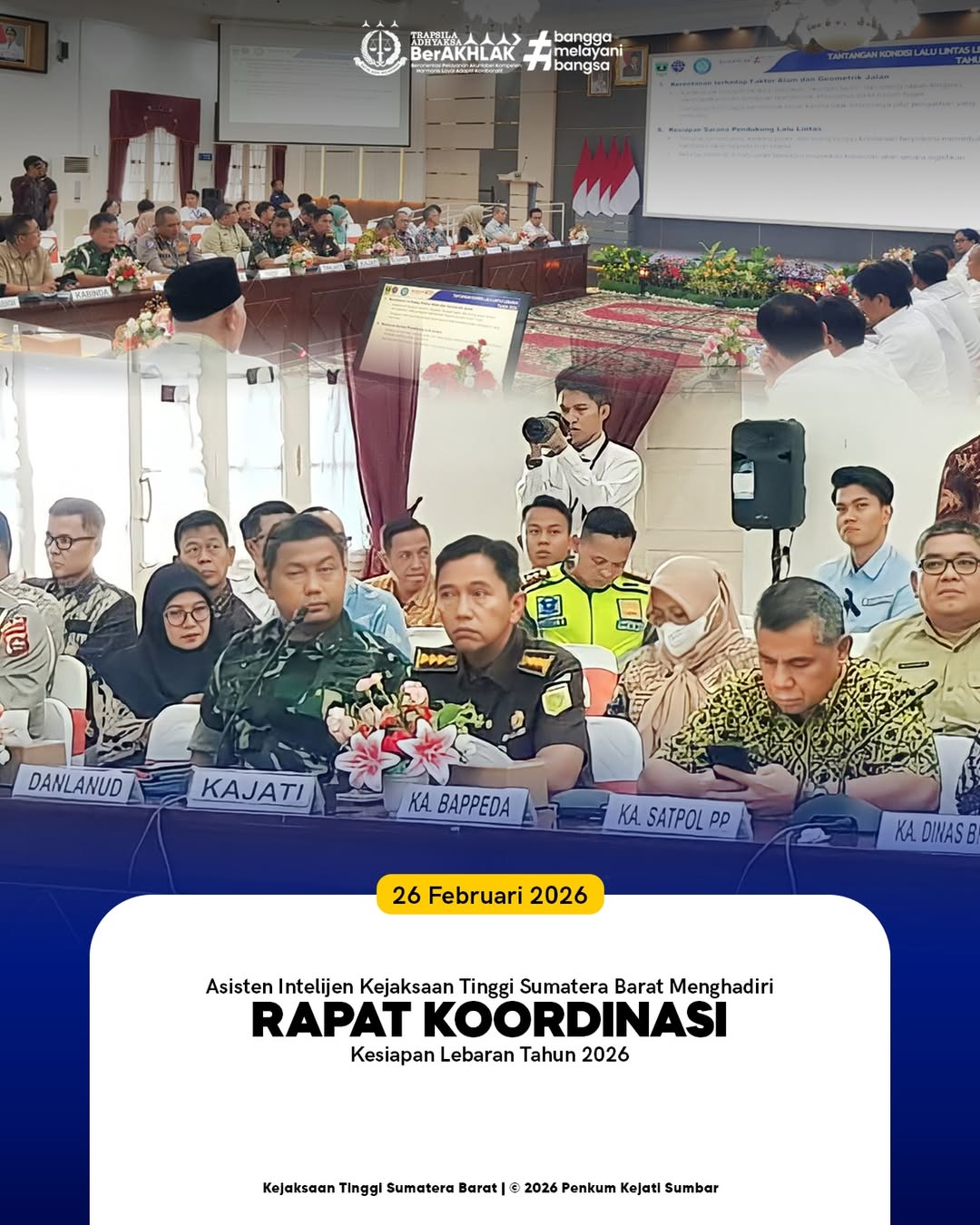 Rapat Koordinasi Kesiapan Lebaran Tahun 2026