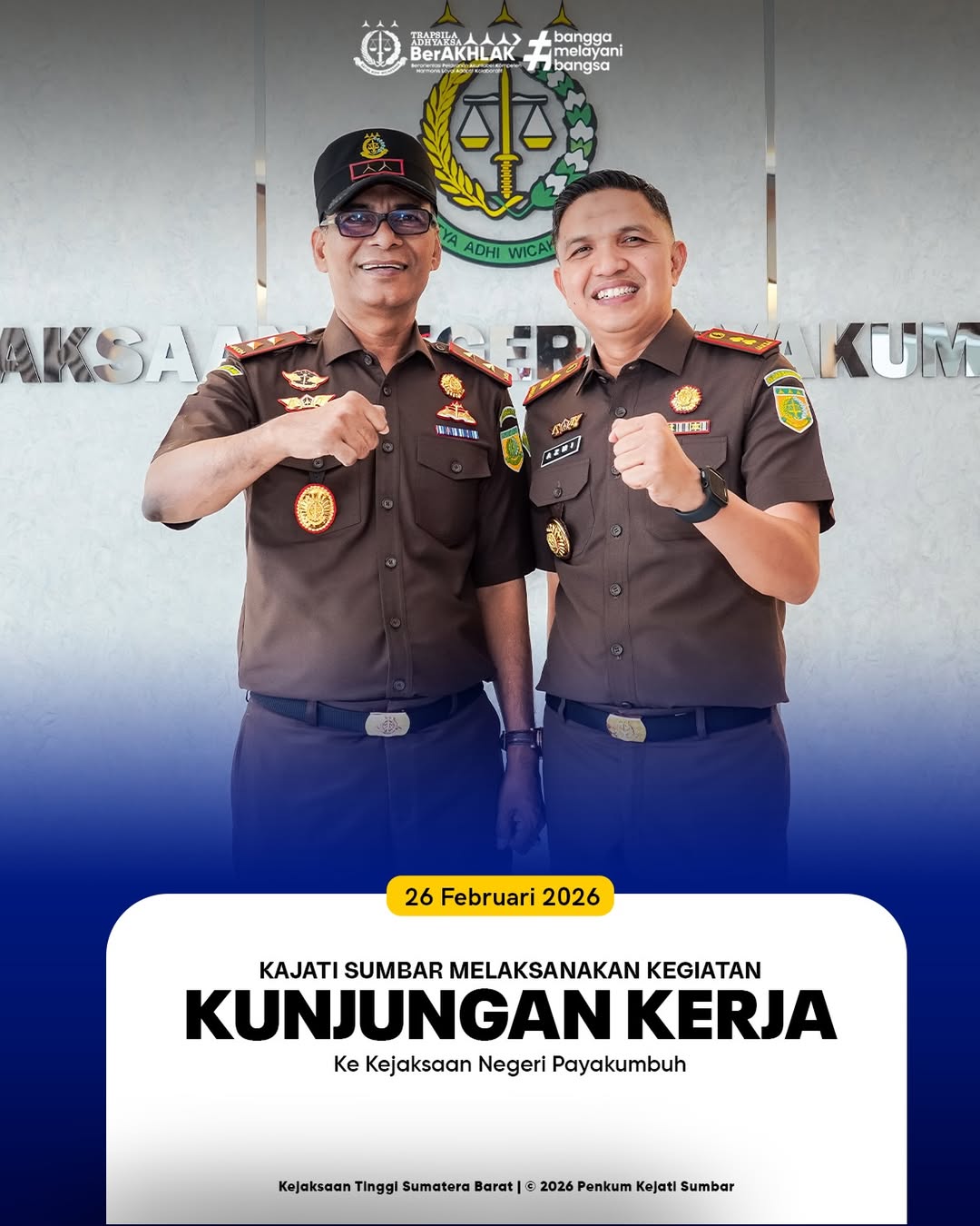 Kunjungan Kerja Kajati Ke Kejari Payakumbuh