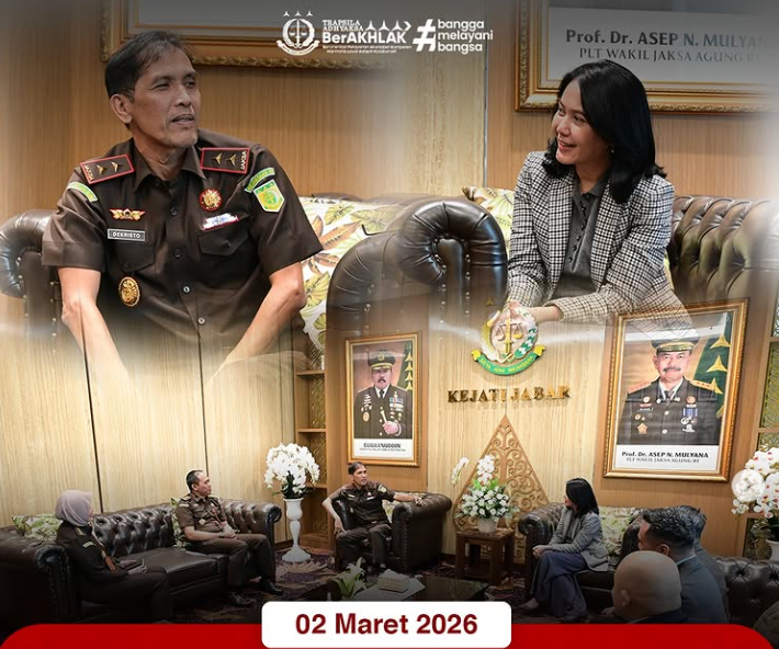 Tingkatkan Sinergi Institusional Kajati Jabar Terima Audiensi dari RCEO BRI Bandung