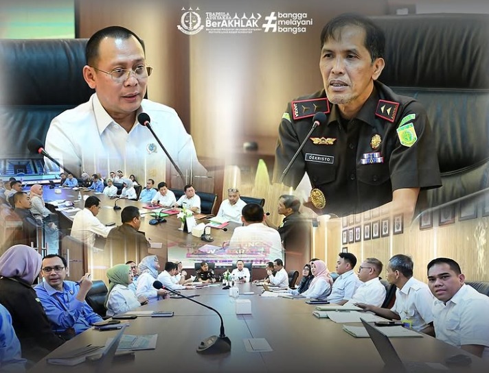 Perkuat Komitmen Sinergi Penegakan Hukum Kajati Jabar terima Kunjungan dari Kakanwil BPN Jawa Barat