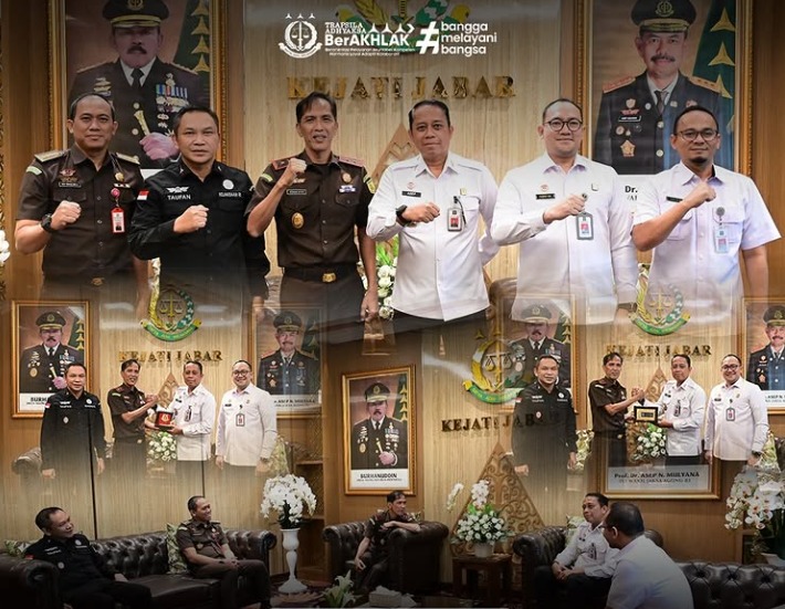 Perkuat Sinergi Penegakan Hukum Kajati Jabar Terima Kunjungan dari Kakanwil Kementerian Hukum Jawa Barat