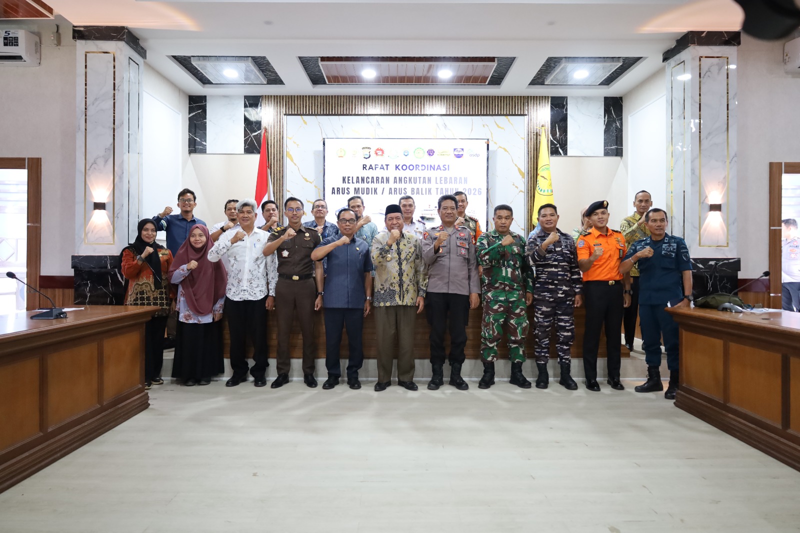 Rapat Koordinasi Kelancaran Angkutan Lebaran Arus Mudik  Arus Balik Tahun 2026 Kabupaten Kepulauan Selayar