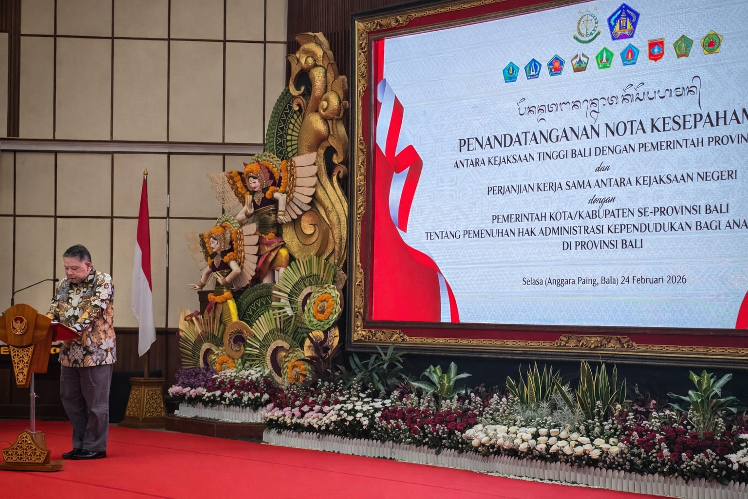 Wujudkan Asta Cita Jamdatun Kawal Kolaborasi Kejati dan Pemprov Bali  dalam Pemenuhan Hak Administrasi Anak Terlantar