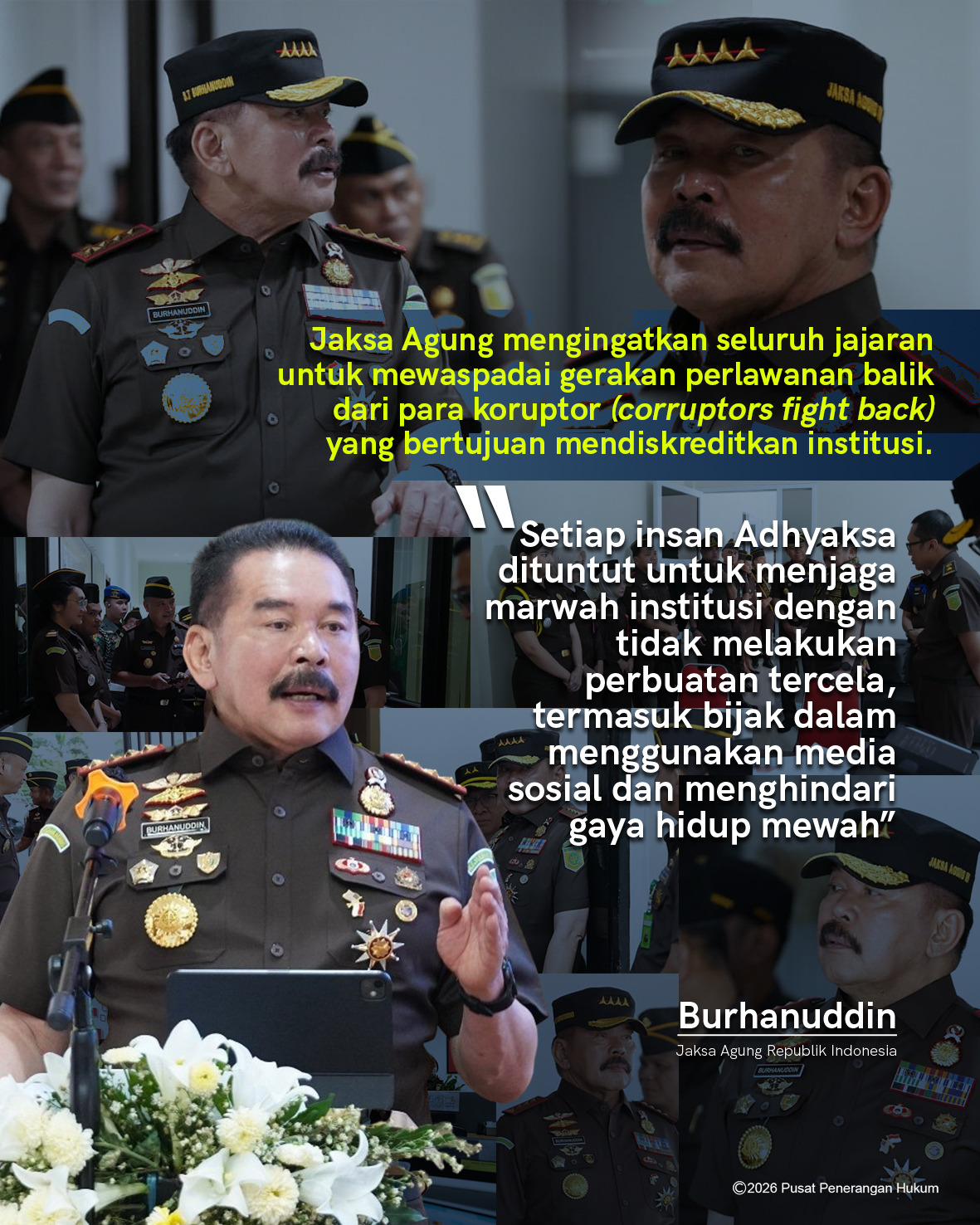 Jaksa Agung Tegaskan Dukungan Penuh  Program Strategis Nasional  dalam Kunjungan Kerja di Sulawesi Utara