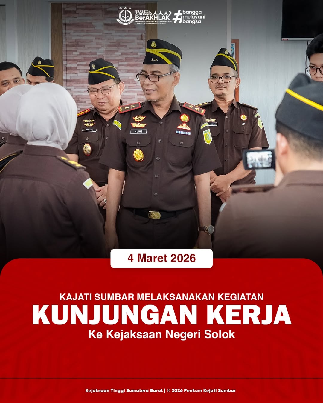 Kunjungan Kerja Kajati Ke Kejari Solok