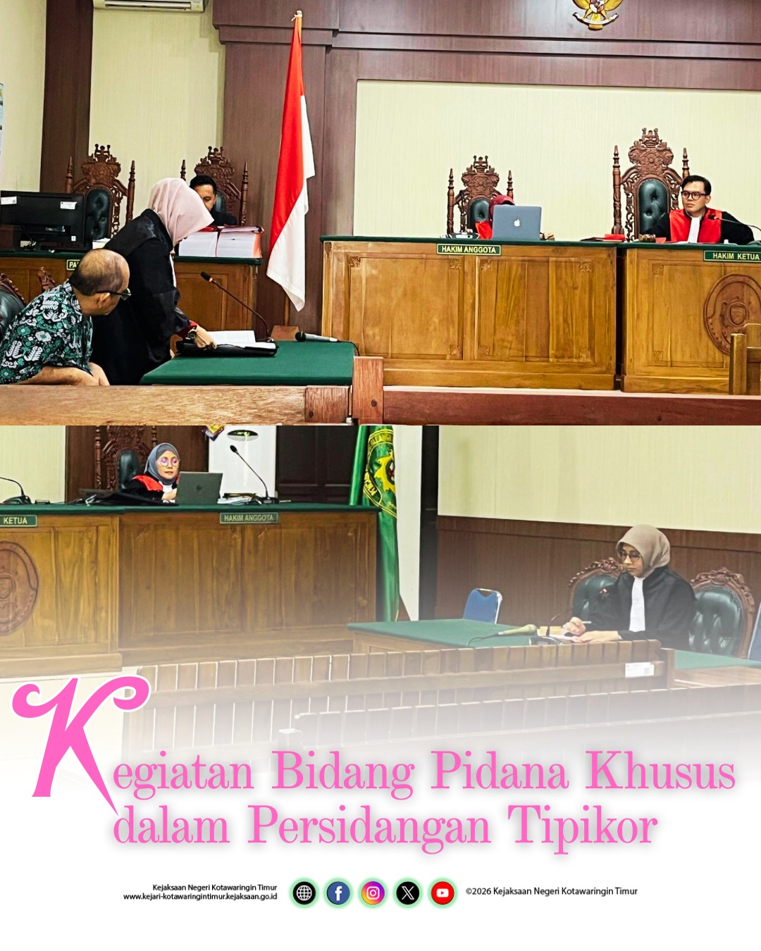 KEGIATAN BIDANG PIDANA KHUSUS DALAM PERSIDANGAN TIPIKOR