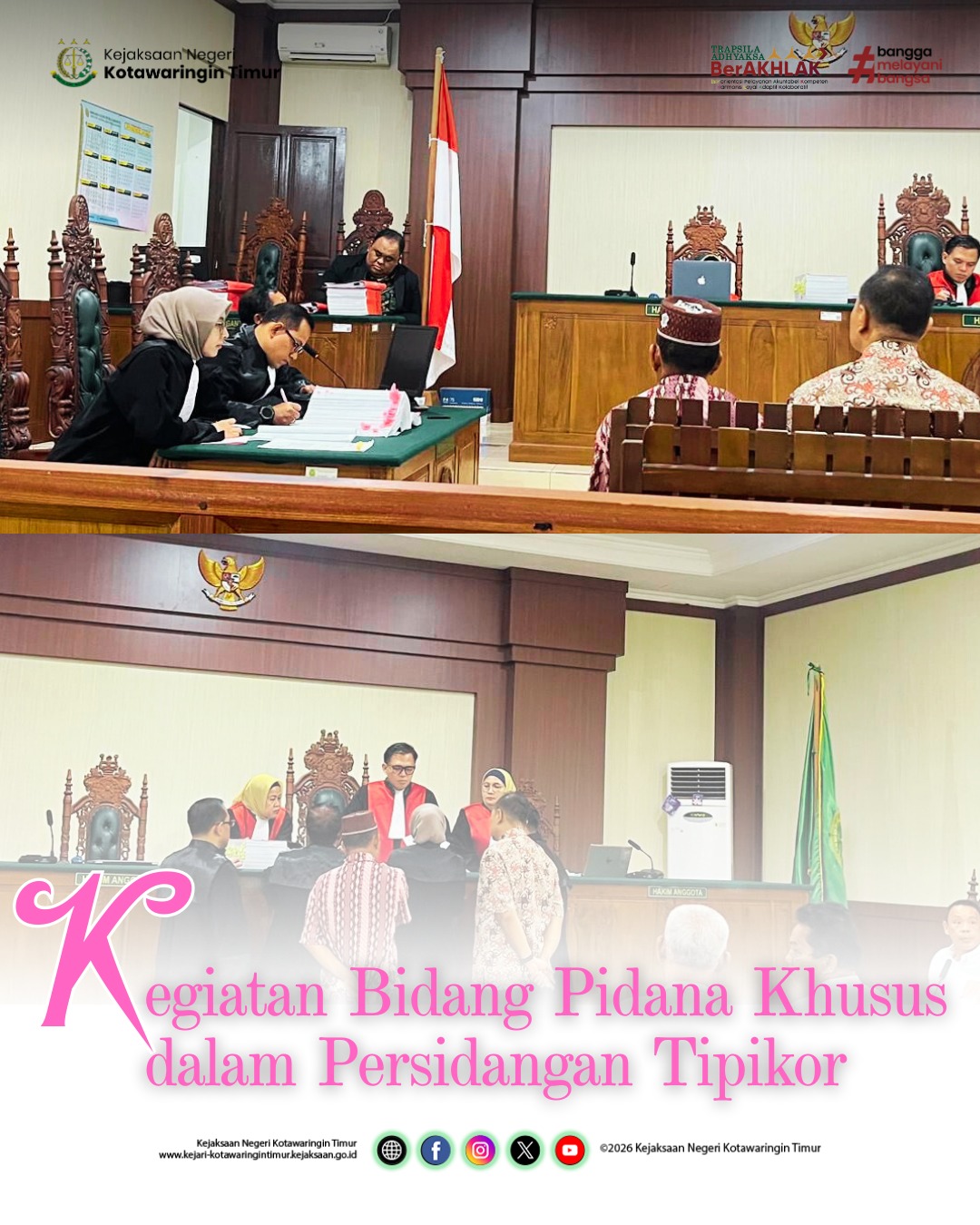 KEGIATAN BIDANG PIDANA KHUSUS DALAM PERSIDANGAN TIPIKOR