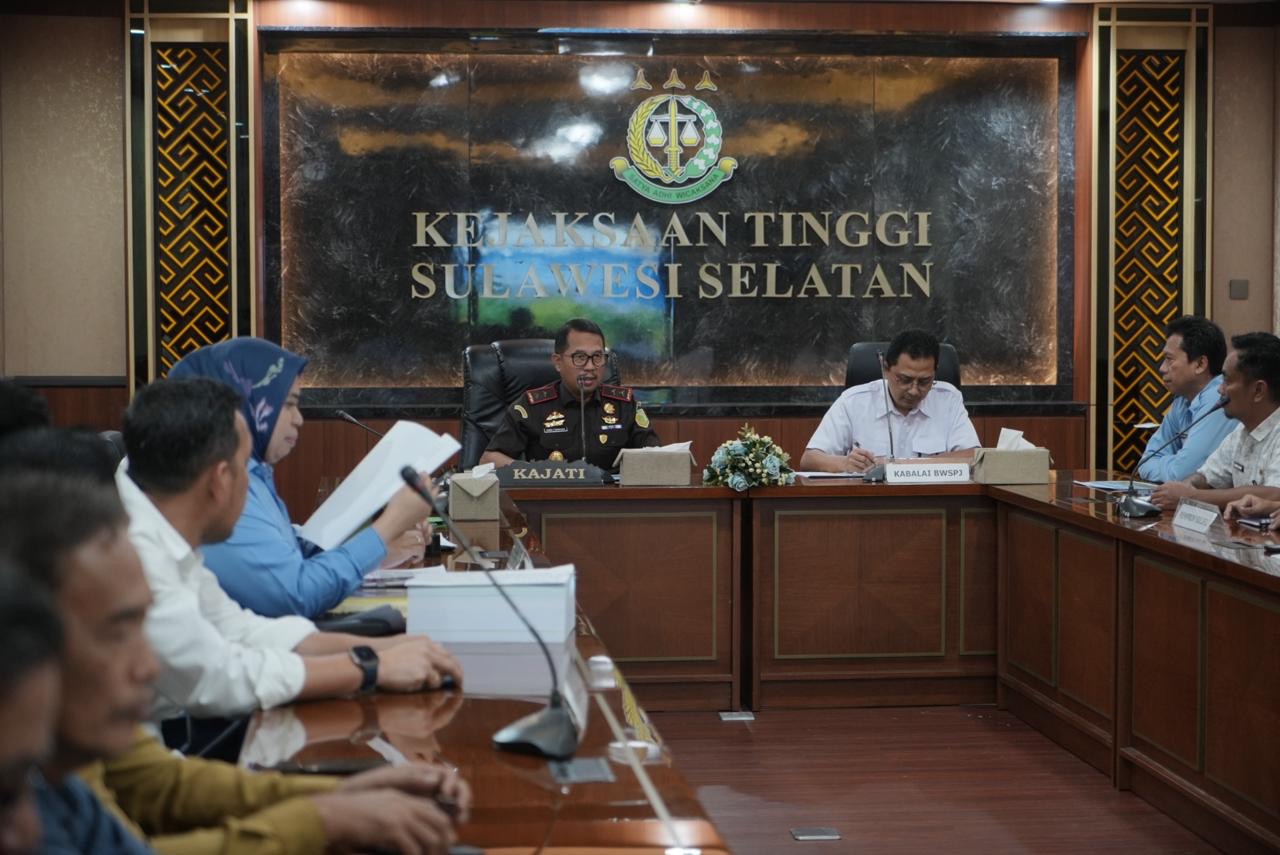 Kajati Sulsel Didik Farkhan Buka Kick Off Meeting Pendampingan Hukum Pengadaan Tanah Bendungan Jenelata