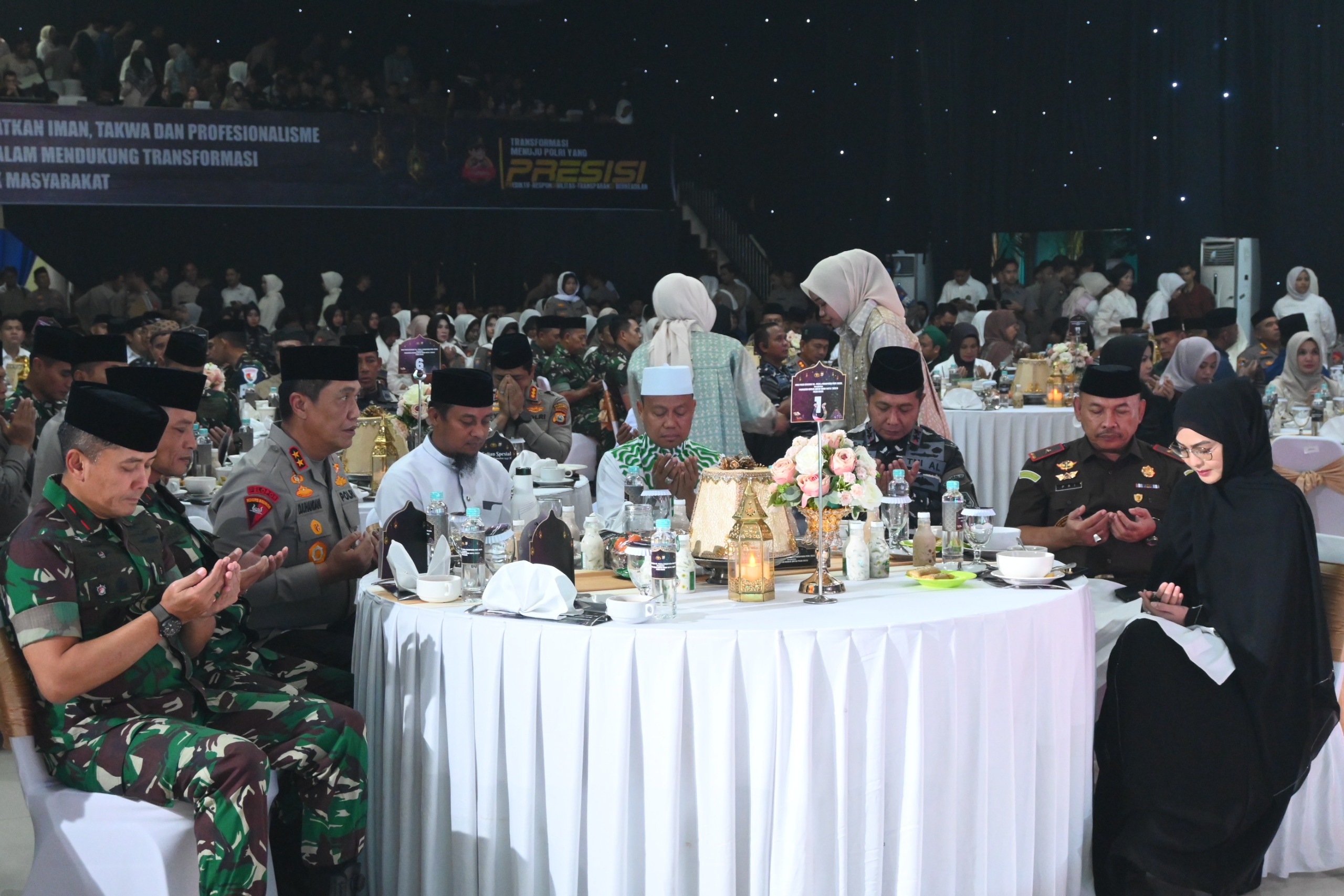Wakajati Sulsel Hadiri Buka Puasa Bersama TNI-Polri dan Forkopimda di Mapolda Sulsel
