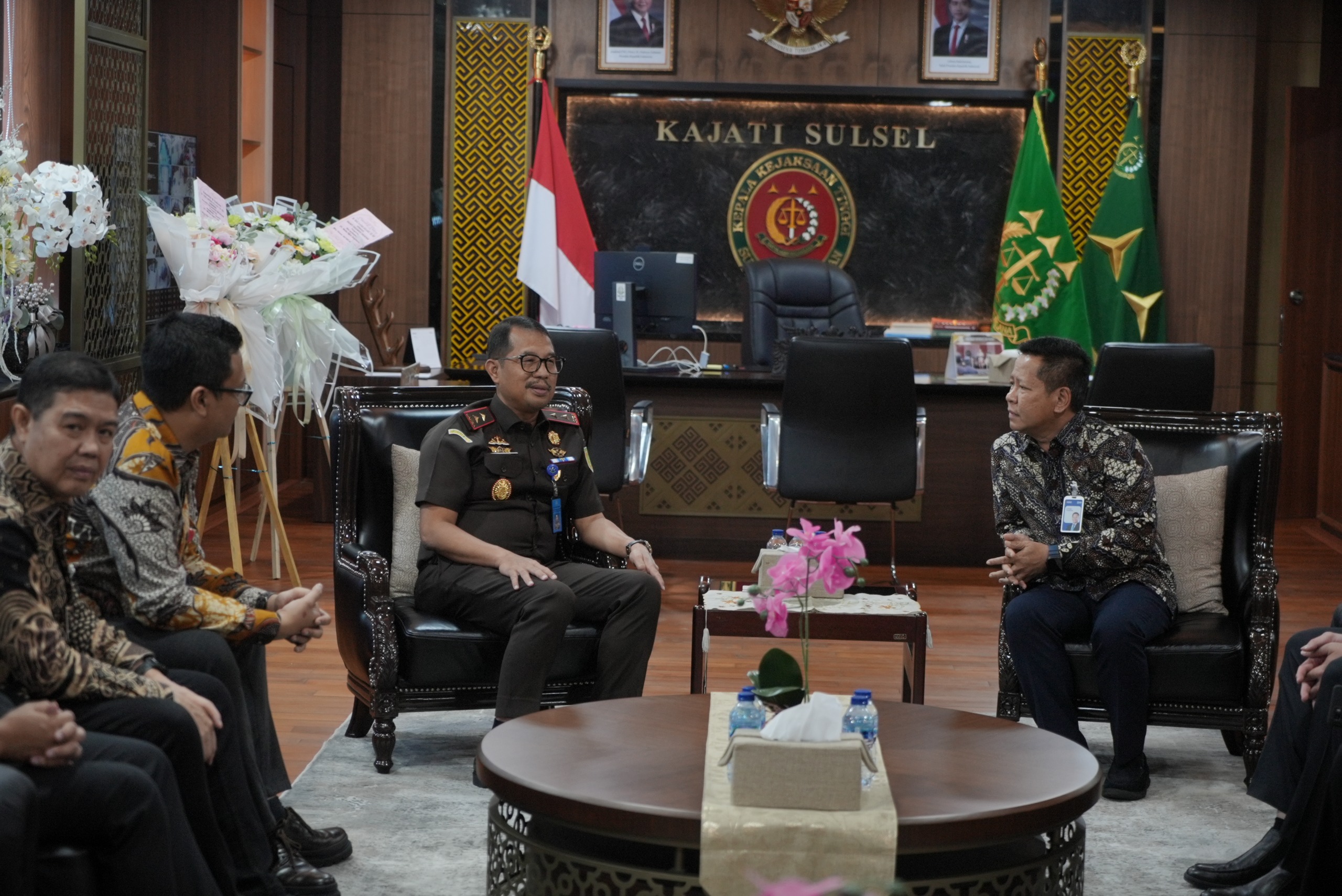 Bangun Kolaborasi Strategis Kajati Sulsel Terima Kunjungan Jajaran Kanwil BRI Makassar