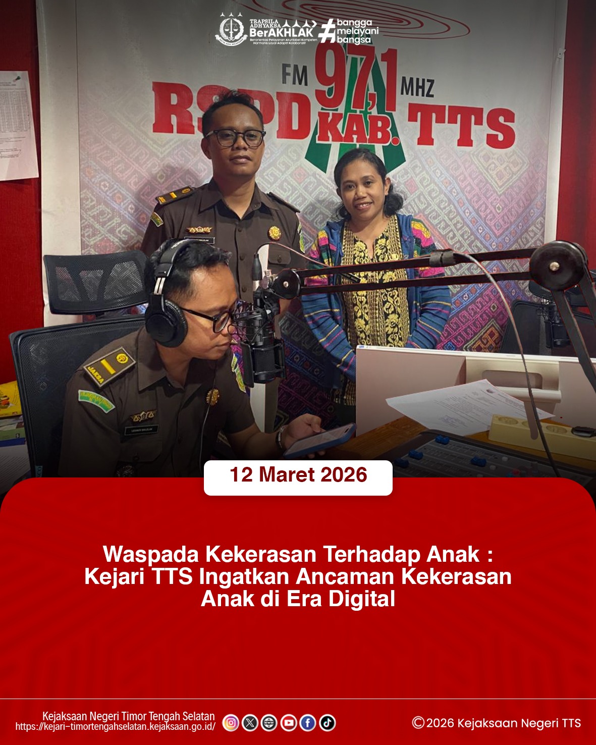 Dialog Interaktif melalui kegiatan “Jaksa Menyapa  dengan tema “Darurat Perlindungan Anak
