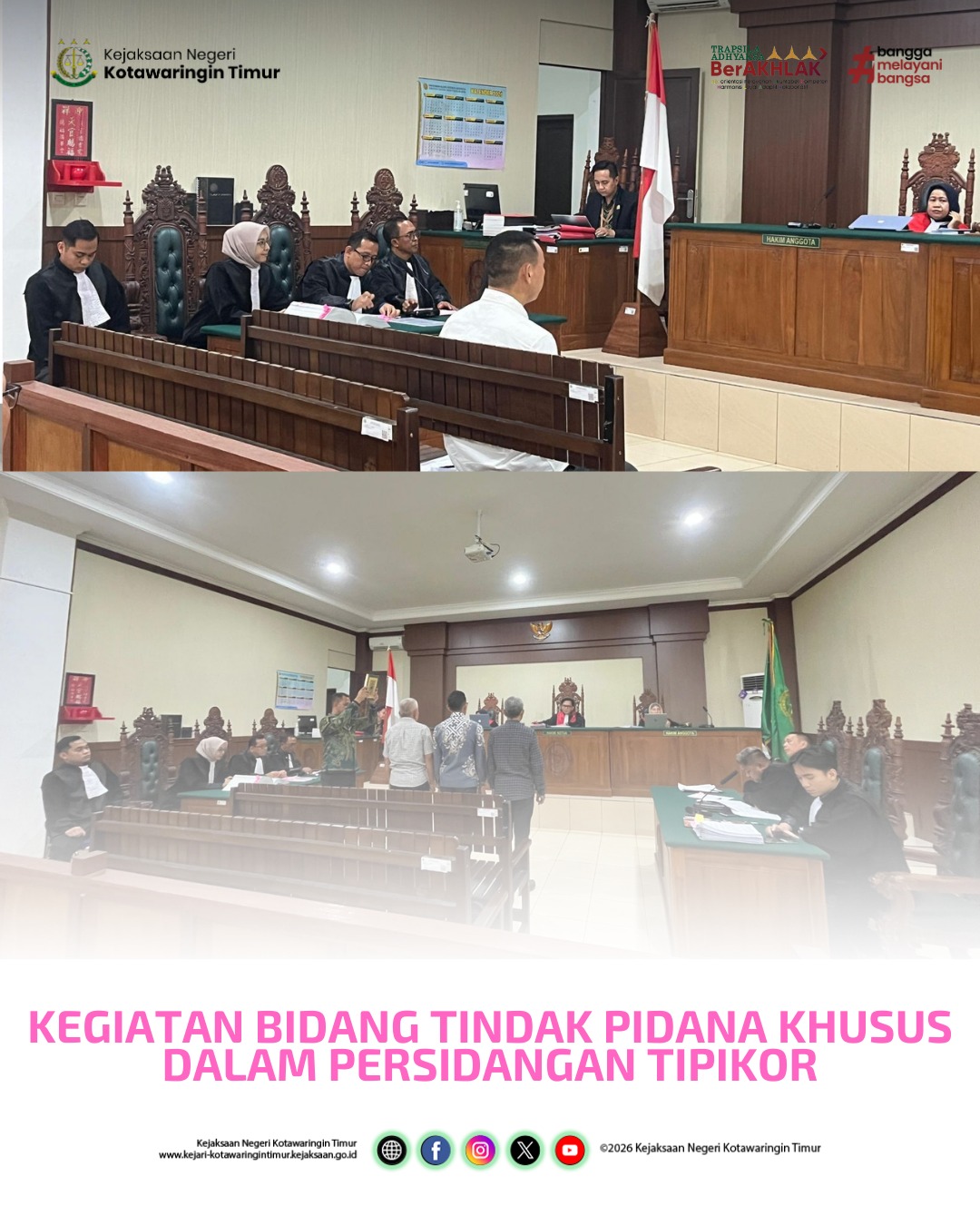 KEGIATAN BIDANG TINDAK PIDANA KHUSUS DALAM PERSIDANGAN TIPIKOR