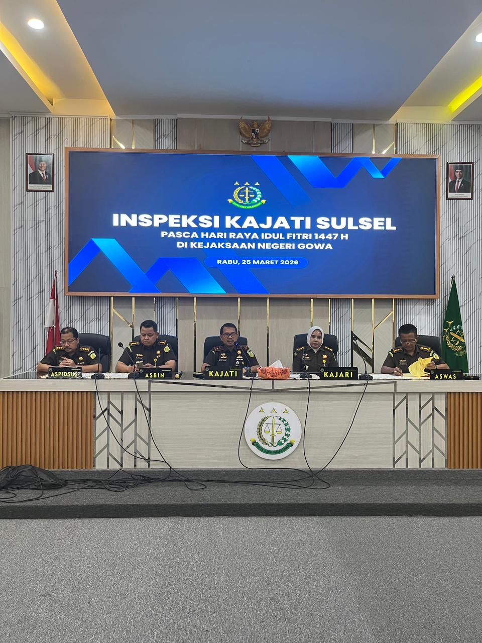 Tidak Ada Tambahan Libur Kajati Sulsel Didik Farkhan Inspeksi Mendadak di Kejari Gowa