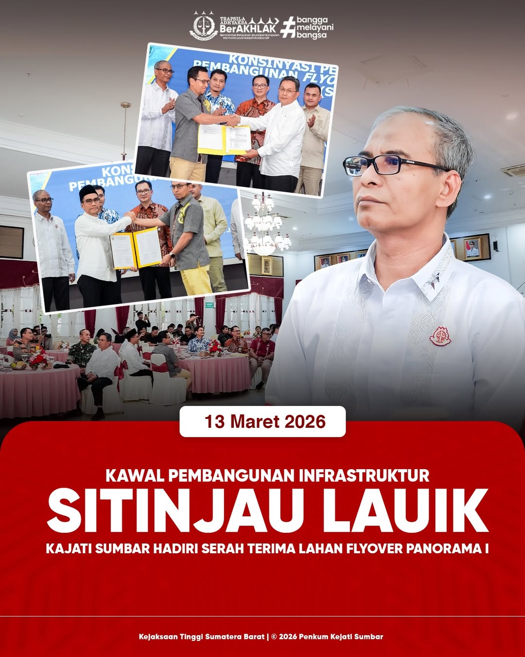 Kawal Pembangunan Infrastruktur Sitinjau Lauik