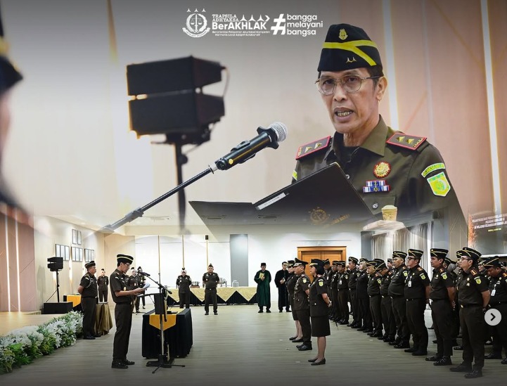 Perkuat Kinerja Institusi Kajati Jabar Lantik 3 Pejabat Eselon III di Wilayah Hukum Kejaksaan Tinggi Jawa Barat