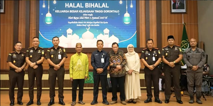 Kejati Gorontalo Gelar Halal Bihalal Dalam Rangka Idul Fitri 1447 H
