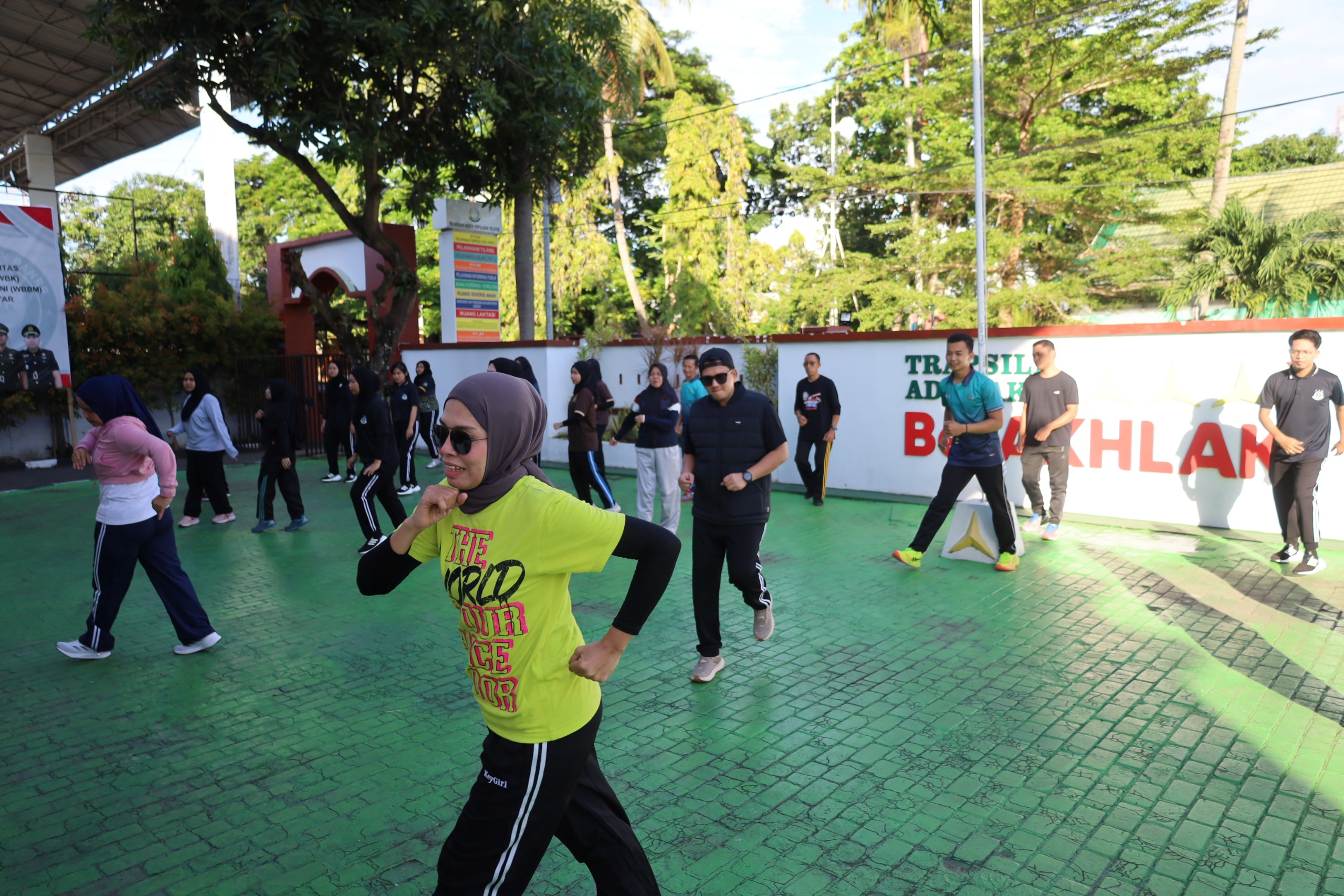 Senam Pagi Kejaksaan Negeri Kepulauan Selayar