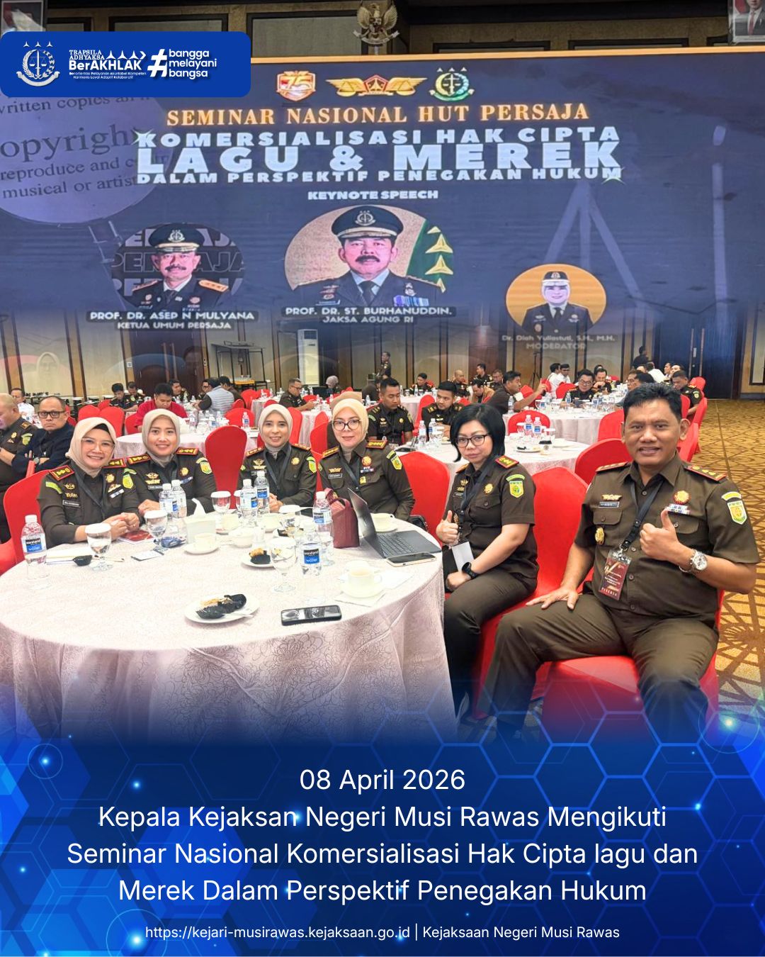 Seminar Nasional Komersialisasi Hak Cipta Lagu dan Merek dalam Perspektif Penegakan Hukum