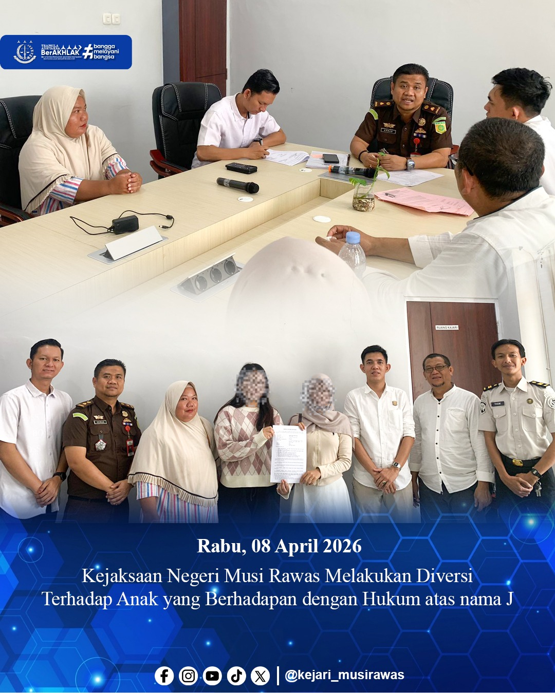 Upaya Diversi dalam Perkara Anak atas nama J 16 th)
